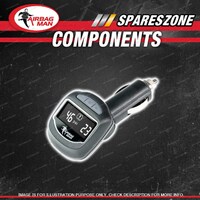 Airbag Man Components Digital Dual Readout Gauge 12v 1/8" Thread Adaptors