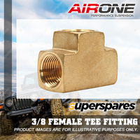 Airone 3/8 Female Tee Fitting - Suits Air Suspension and Onboard Air Systems