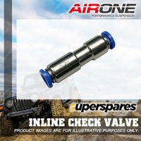 Airone Inline Check Valve - One-Way Valve for 1/4 Inch Push-Fit Airline