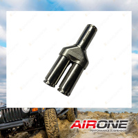 Airone Inline Check Valve Y - 1/4 Airline Y Fitting with Iinbuilt Check Valve