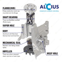 Alcius Water Pump for Rover 416i Stirling 800 Series Vitesse 1.6L 86-90