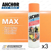 3 x Anchor Max International Orange 400G High-Performance Versatile Application