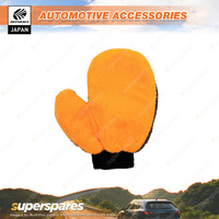 Autobacs Plush Wash Mitt - High Density Coral Velvet and Super Absorbent