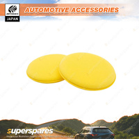 Autobacs Applicator Pads - 120 x 10mm Suit for Waxes and Polishes Pack of 2