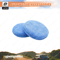 Autobacs Buffing Pads - 120 x 10mm Suit for Waxes and Polishes Pack of 2