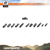 Autobacs 26 Inch 650mm Flat Wiper - with 12 Adaptors and Tef-Glyde Coating