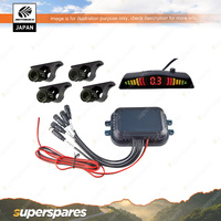 Autobacs 12/24V 4 Sensor Truck Parking Sensor System with Display - IP67