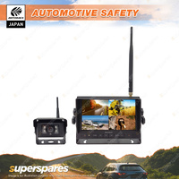 Autobacs 7 Inch High Resolution DVR Wireless Reversing System - Quad View