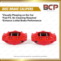 Rear 4WD Brake Calipers Rotors Pads for Nissan Patrol GU Y61 2.8L 3.0L 4.2L 4.5L