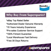 Bendix Front ULT Rotors ULT+ Brake Pads for Holden Commodore Calais VF 3.0 3.6i