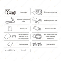 Blackvue FHD Cloud Ready Dash Cam for Truck 2 Channel 64GB DR770X-2CH-TR-64-II