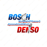 Bosch Ignition Leads + 4 x Denso Iridium TT Spark Plugs for Ford Econovan JG JH
