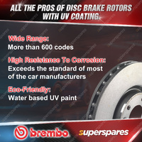 Rear Brembo Disc Rotors Bendix Brake Pads for Mazda CX-5 KF KE GH 2.5L 2.0L 2.2L