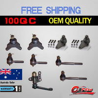 9 Ball Joints + Tie Rod Ends + Idler Arm for Toyota Hilux IFS 2WD 1997-2003
