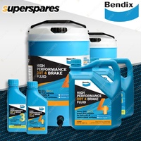 1x Bendix Heavy Duty Brake Fluid DOT 4 for Cars Trucks Buses Motorcycles 4L
