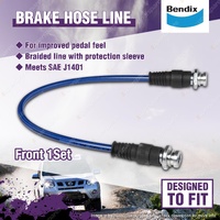 Bendix Front ULT4WD Brake Hose Kit for Jeep Wrangler JL 2.0L 2.2L 3.6L BRY