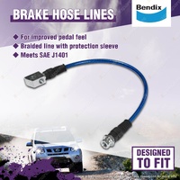 Raised 2" Lift Bendix Rear Brake Hose Kit for Isuzu D-Max TFR TFS 3.0L 2007-On