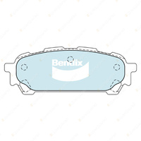 4x Bendix Rear General CT Brake Pads for Subaru Impreza GD9 GDE GDB GDA GGA GG9