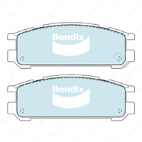 4pcs Bendix Rear General CT Brake Pads for Subaru Impreza GC3 GC5 GC6 GC7 GC8 GF