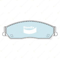 4x Bendix Front General CT Brake Pads for Toyota Camry ACV36 ACV40 2.4 MCV36 3.0