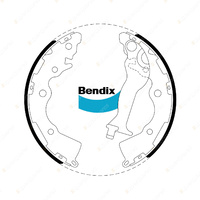 Bendix Rear Brake Shoes for Kia RIO JB 1.4 71 kW 1.6 16V 82 kW CVVT FWD