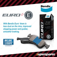 Bendix Front Euro+ Brake Rotors & Pads for Volkswagen Golf MKV 1K1 Eos 1F7 1F8