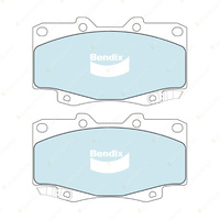4pcs Bendix Front HD Brake Pads for Toyota Hilux KUN26 GGN25 297 Disc