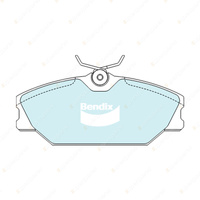 8Pcs Front + Rear Bendix Euro+ Brake Pads Set for Renault Clio X98 1.6 2013-2018