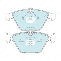 8Pcs Bendix Front + Rear Euro Brake Pads for BMW Z4 35i 35is E89 RWD 02/09-08/16