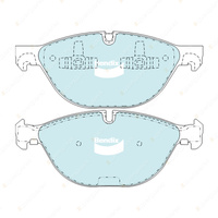 8Pcs Bendix Front + Rear Euro Brake Pads for BMW X6 35 i E71 E72 AWD Wagon 08-14