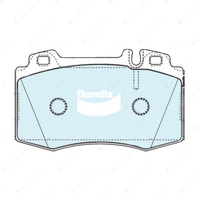 8Pcs Bendix Front + Rear Euro Brake Pads for Mercedes Benz S430 W220 4.3L 03-05
