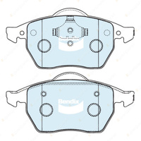 8Pcs Bendix F + R Euro Brake Pads for Volkswagen Golf MK VI AJ5 Jetta 162 163