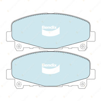 8Pcs Bendix Front + Rear GCT Brake Pads for Honda Accord Euro CP CR CU 2.4L 3.5L
