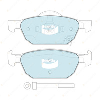 8Pcs Bendix Front + Rear GCT Brake Pads for Honda Accord Euro CU 2013-2015
