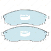 8Pcs Bendix F + R GCT Brake Pads for Nissan Maxima QX A33 3.0L Front Pads 151mm
