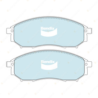 8Pcs Bendix F + R GCT Brake Pads for Nissan Stagea WC34 2.5L 96-01 Rear Pad 99mm