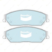 8Pcs Bendix Front + Rear GCT Brake Pads for Toyota Camry ACV40 2.4L 2006-2011