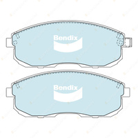 8Pcs Front + Rear Bendix GCT Brake Pads Set for Nissan Juke F15 1.2L 1.6L 10-19