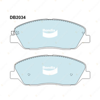 8Pcs Front + Rear Bendix GCT Brake Pads Set for Ssangyong Actyon Sports 2.2L