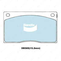 8Pcs Front + Rear Bendix GCT Brake Pads Set for Jaguar XJS 4.0L RWD 1994-1996