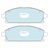 8Pcs Front + Rear Bendix HD Brake Pads Set for Honda MDX YD 3.5L AWD 2003-2007