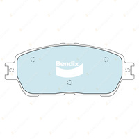 8Pcs Front + Rear Bendix HD Brake Pads Set for Toyota Caldina T24 2.0L 2002-2007