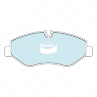 Front + Rear Bendix HD Brake Pads Set for Mercedes-Benz Sprinter B907 B910 163mm