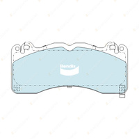 8Pcs Front + Rear Bendix SRT Brake Pads Set for Ford Mustang FM FN 5.0L 14-23