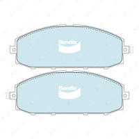8Pcs Front + Rear Bendix Ultimate 4WD Brake Pads Set for Nissan Patrol Y61 GR GU
