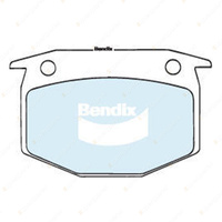 Bendix Front GCT Brake Pads + Rear Shoes for Nissan 120Y B210 1.2L 51kW 74-79