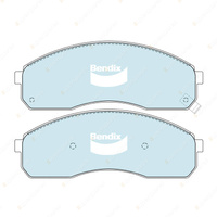 Bendix Front HD Brake Pads + Rear Shoes for Kia Carnival UP 2.5 99-01 250mm Drum