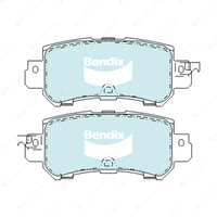 4pcs Bendix Rear 4WD Brake Pads for Mazda CX-3 DK 1.5 2.0 CX-5 KE KF 2.2 2.5