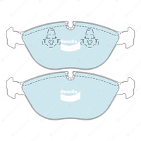 4pcs Bendix Front Euro Brake Pads for Volkswagen Golf MKIV 1J1 R32 4motion