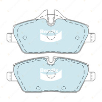4pcs Bendix Front Euro Brake Pads for BMW 1 116 118 120 E87 E88 RWD